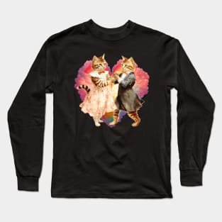 The Love Cats (No Text) Long Sleeve T-Shirt